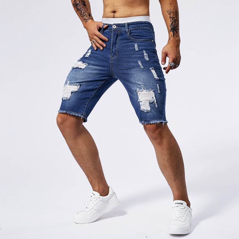 Pantaloncini di jeans strappat - Streetwear Brand Denim recensione e prezzo